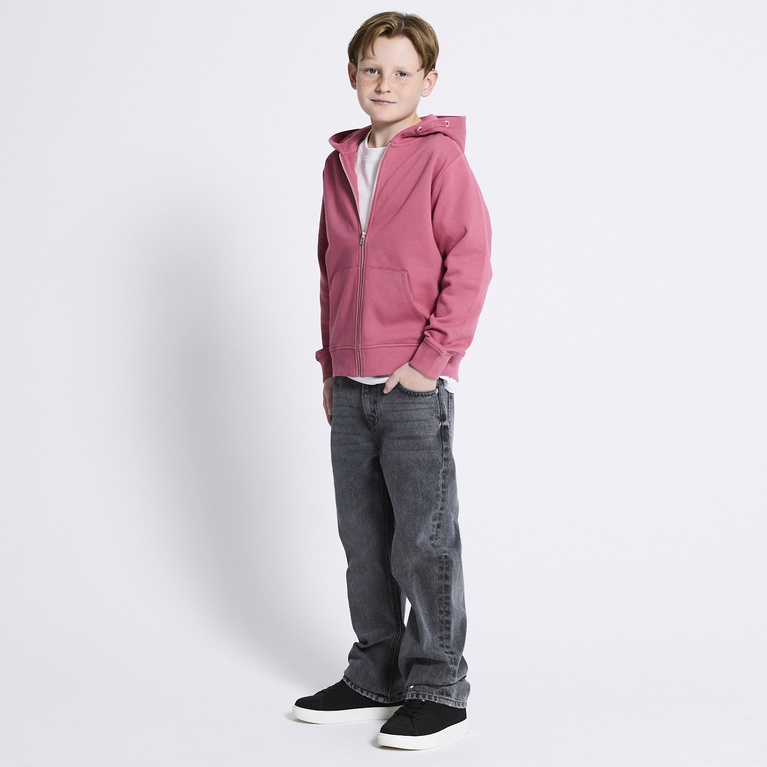 Zip hoodie "Tom star" Soft red